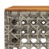 Set de muebles de jardín 6 pzas y cojines ratán sintético