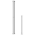 Toldo lateral retráctil para patio marrón 220x500
