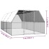 Jaula gallinero de acero galvanizado 3x6x2