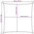 Toldo de vela poliéster oxford 100% gris claro 7x7