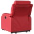 Sillón reclinable de masaje de pie cuero artificial