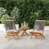 Sillas de jardín 2 uds madera maciza acacia polipropileno