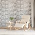 Paneles de pared 3D 14 unidades EPS gris claro 100x25