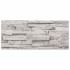 Paneles de pared 3D 14 unidades EPS gris claro 100x25