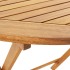 Set de comedor jardín 5 pzas polipropileno madera maciza