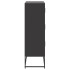 Aparador de acero negro 68,5x38,5x123,5