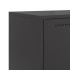Aparador de acero negro 68,5x38,5x123,5