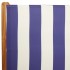 Sillas jardín reclinables 8 uds madera maciza tela azul