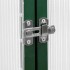 Invernadero con marco base aluminio verde 224x169x202