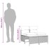 Set de muebles de jardín 5 pzas y cojines ratán sintético