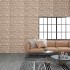 Paneles de pared 3D diseño de ladrillo 10 uds EPS