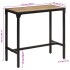 Mesa de bar madera maciza de mango rugoso 110x55x107