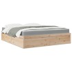 Cama con colchón madera maciza de pino 180x200 cm
