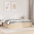 Cama con colchón madera maciza de pino 180x200