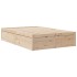 Cama con colchón madera maciza de pino 140x190