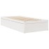 Cama con colchón madera maciza de pino blanco 90x200