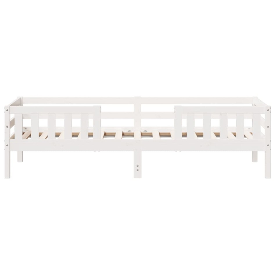 Estructura cama sin colchón madera maciza pino blanca