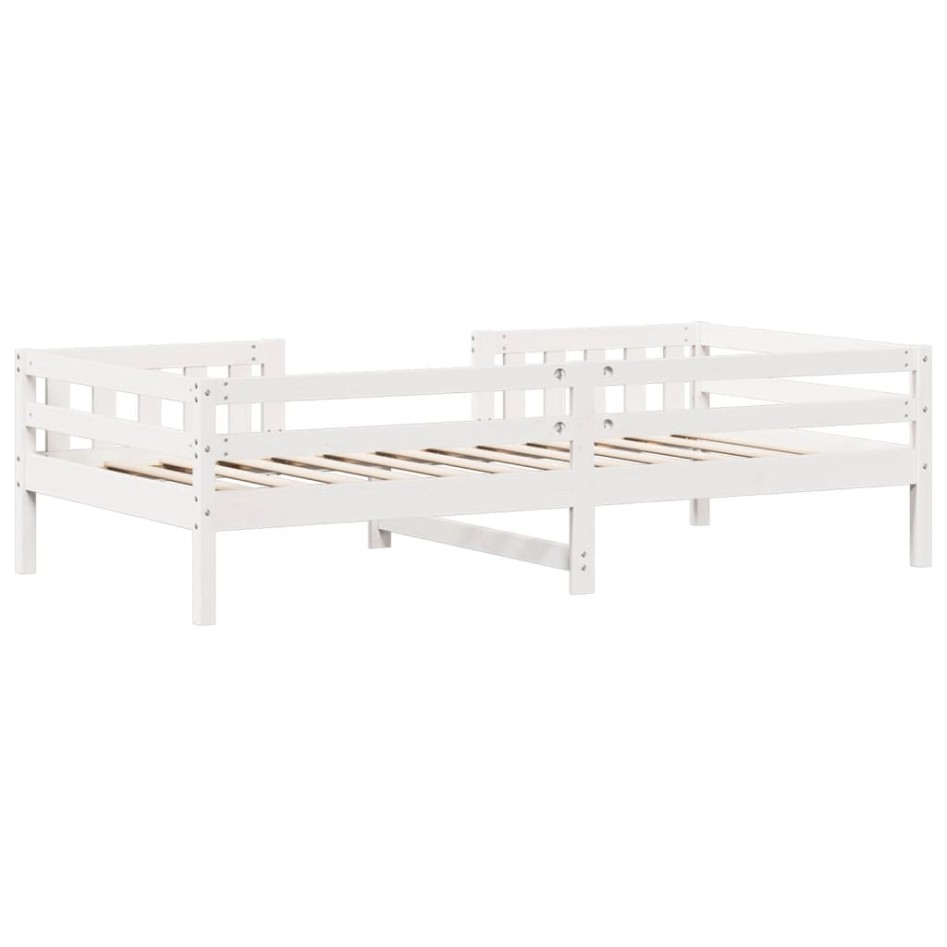 Estructura cama sin colchón madera maciza pino blanca