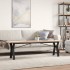 Mesa de centro marco Y madera maciza pino y acero