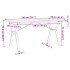 Mesa de comedor marco Y madera maciza pino acero 140x80x75,5