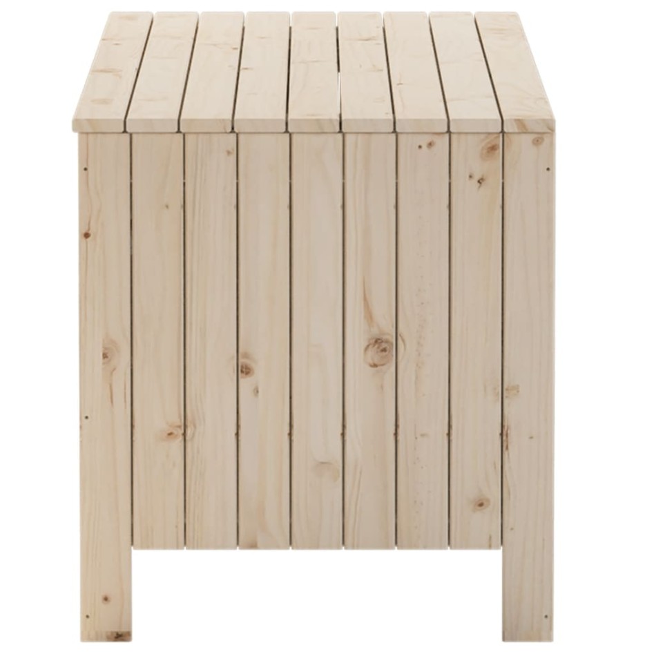 Caja de almacenaje con tapa RANA madera maciza pino