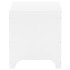 Caja de almacenaje y tapa RANA madera maciza blanca 80x49x54
