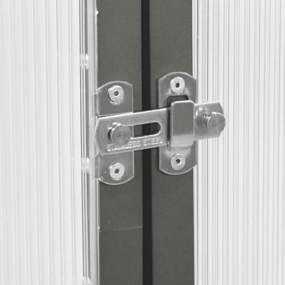 Invernadero con marco base aluminio antracita 169x169x202