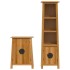 Conjunto de muebles de baño 2 piezas madera maciza de