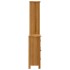 Conjunto de muebles de baño 2 piezas madera maciza de
