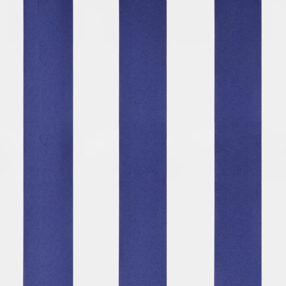 Toldo de pie tela y acero azul y blanco 300x300