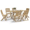 Sillas de jardín plegables 6 uds madera acacia 48,5x57x90 cm