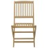 Sillas de jardín plegables 6 uds madera acacia 48,5x57x90