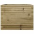 Jardinera de madera de pino impregnada 110x60x46