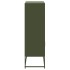 Aparador de acero verde oliva 68,5x38,5x123,5