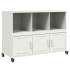 Aparador de acero blanco 100,5x39x72