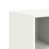 Aparador de acero blanco 100,5x39x72