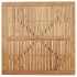 Mesa de jardín cuadrada madera maciza de acacia 110x110x75