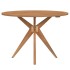 Mesa de jardín redonda madera maciza de acacia Ø110x75