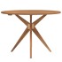 Mesa de jardín redonda madera maciza de acacia Ø110x75