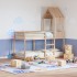Cama litera sin colchón madera maciza de pino 90x190
