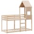 Cama litera sin colchón madera maciza de pino 90x190