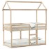 Cama litera sin colchón madera maciza de pino 90x190