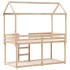 Cama litera sin colchón madera maciza de pino 90x190