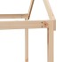 Cama litera sin colchón madera maciza de pino 90x190