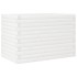 Jardinera de madera maciza de pino blanca 70x40x46