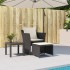 Sillón de jardín con reposapiés ratán sintético