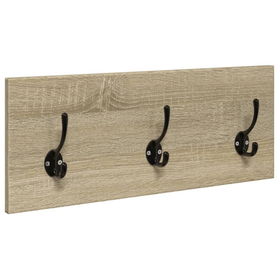 Muebles de recibidor 4 piezas madera de ingeniería roble