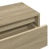Muebles de recibidor 4 piezas madera de ingeniería roble