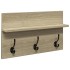 Muebles de recibidor 4 piezas madera de ingeniería roble