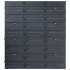 Kit de cajas de almacenaje 96 piezas con paneles de pared